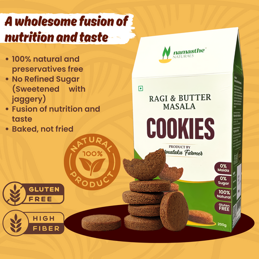 Ragi Masala Cookies