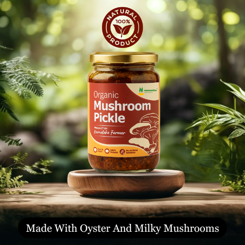 Oyster And Milky Mushroom Pickle