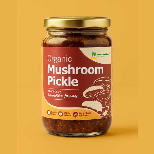 Oyster And Milky Mushroom Pickle
